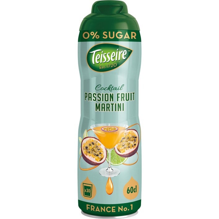 Teisseire French Mint Sugar-Free Syrup, 20.3 fl oz (600 ml)