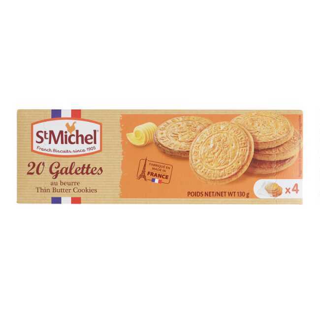 🇫🇷 20 Pure Butter 'Galettes' Brittany Cookies by St-Michel, 4.6 oz ...