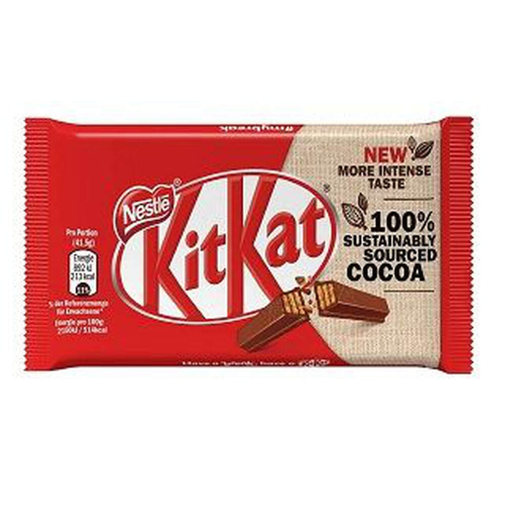 🇩🇪 The Original European KitKat (4 Fingers) by Nestlé, 1.4 oz (41.5g)