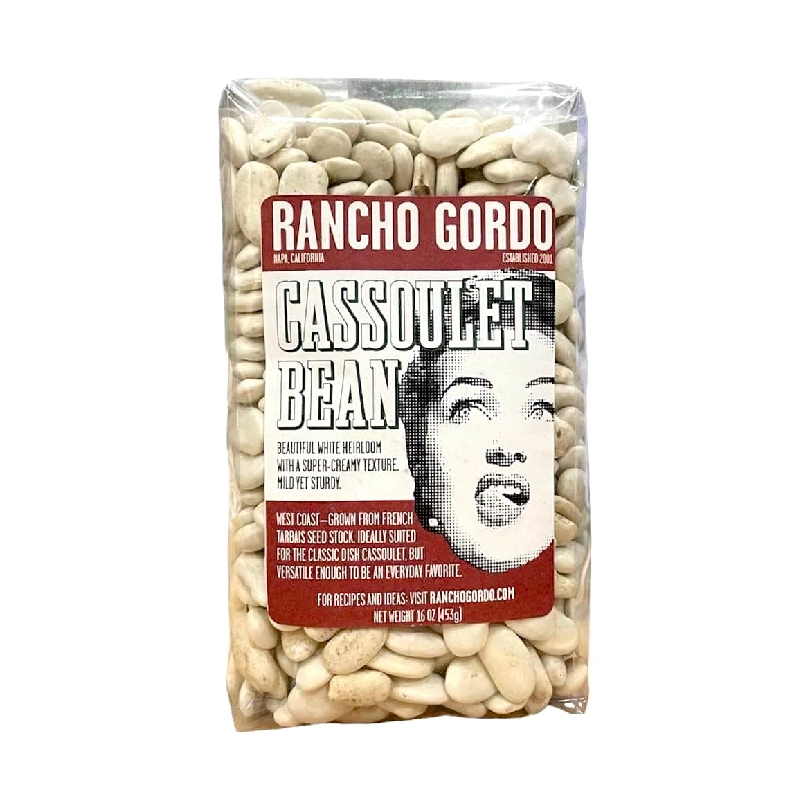  cassoulet beans by rancho gordo 1 lb 454g frenchery