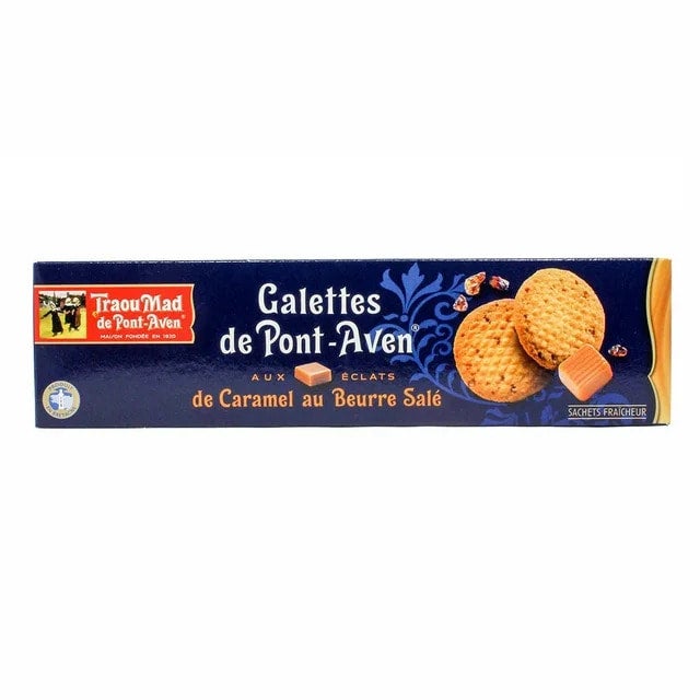 🇫🇷 Brittany Thin Galettes Salted Butter Caramel Cookies by Traou Mad, 3 ...