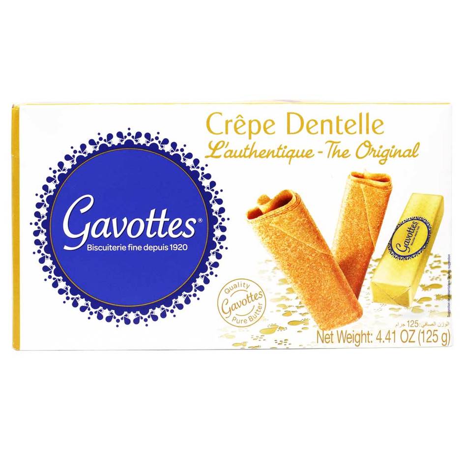 Gavottes Biscuits, Crispy Crepe, Dark Chocolate - 3.17 oz