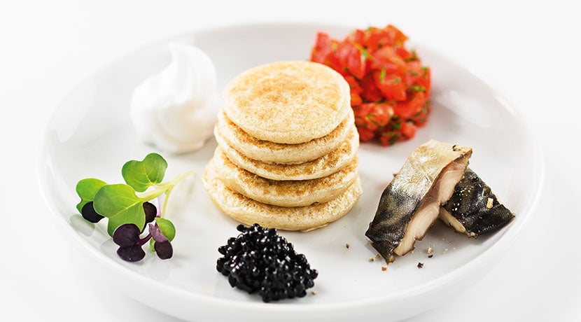 Moule anti-adhésif pour 7 pancakes, crêpes, blinis, omelettes parfaits -  Concept Extra