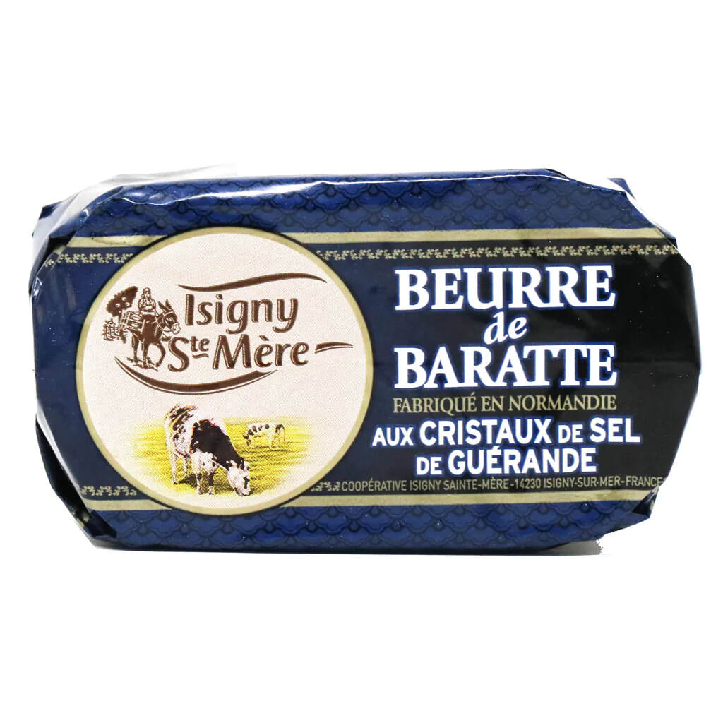 BEURRE D'ISIGNY A.O.P. DE BARATTE - DEMI-SEL DE GUERANDE 250G